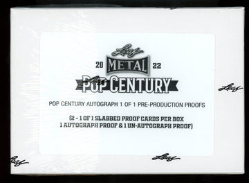 2022 Leaf Metal Pop Century 1 of 1 Pre-Production Proofs Box
