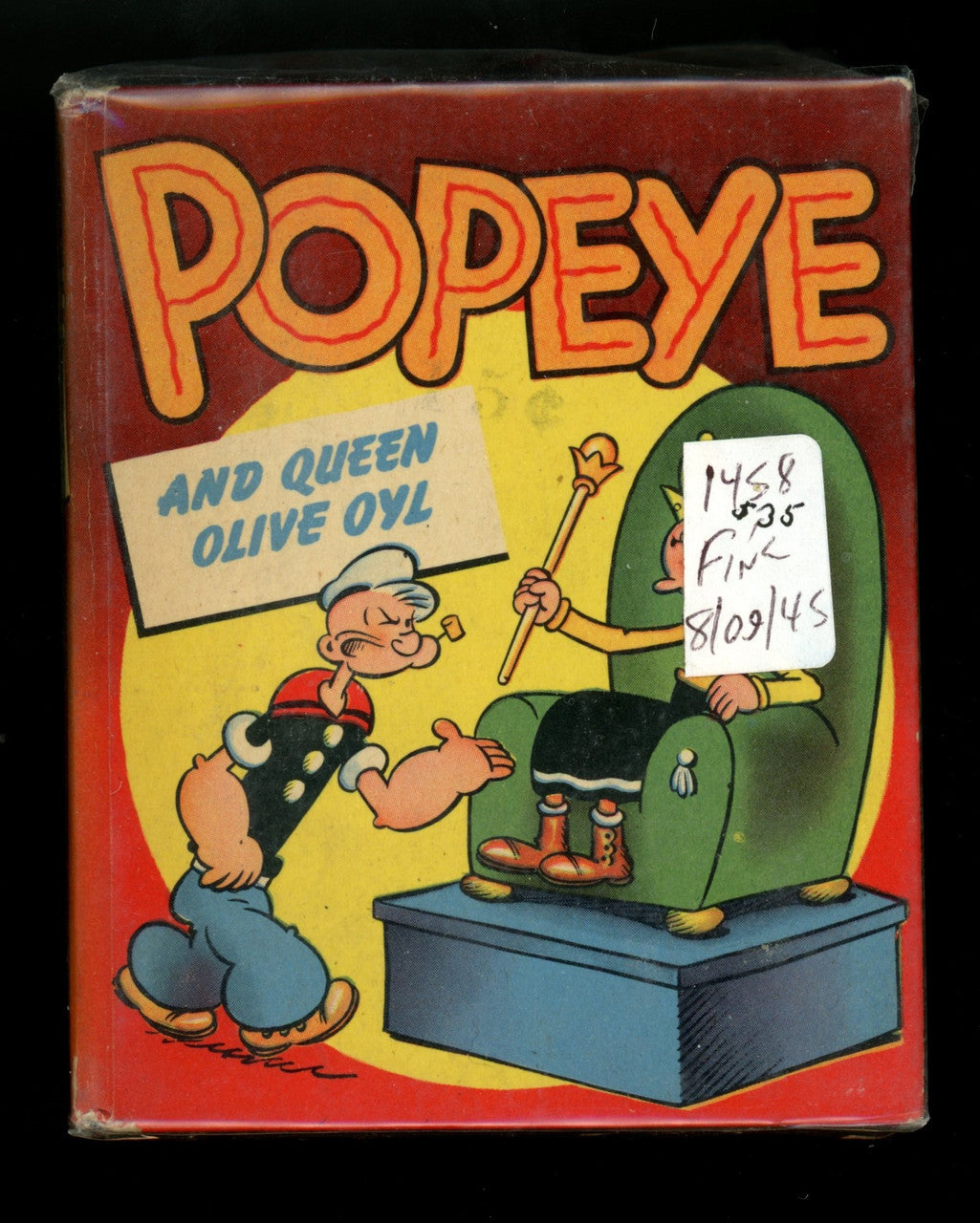 1949 "Popeye and Queen Olive Oyl" The Better Little Book #1458