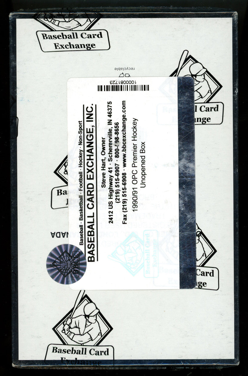 1990-91 O-Pee-Chee OPC Premier Hockey Wax Box BBCE Wrapped and Sealed