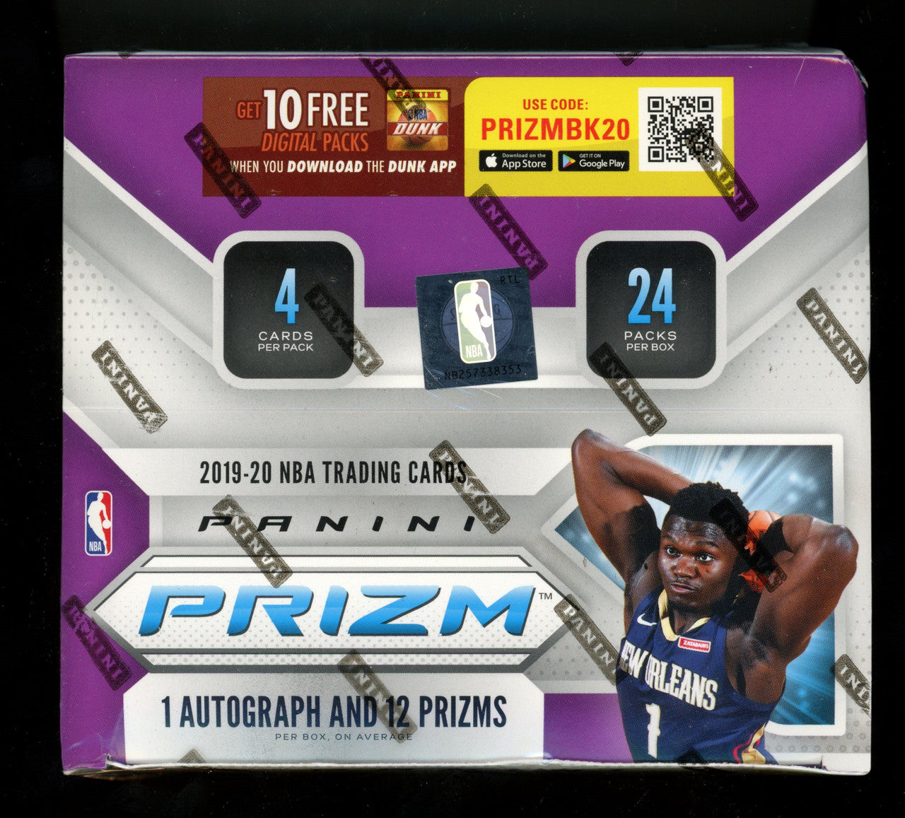 2019/20 Panini Prizm Basketball 24-Pack Retail Box Factory Sealed