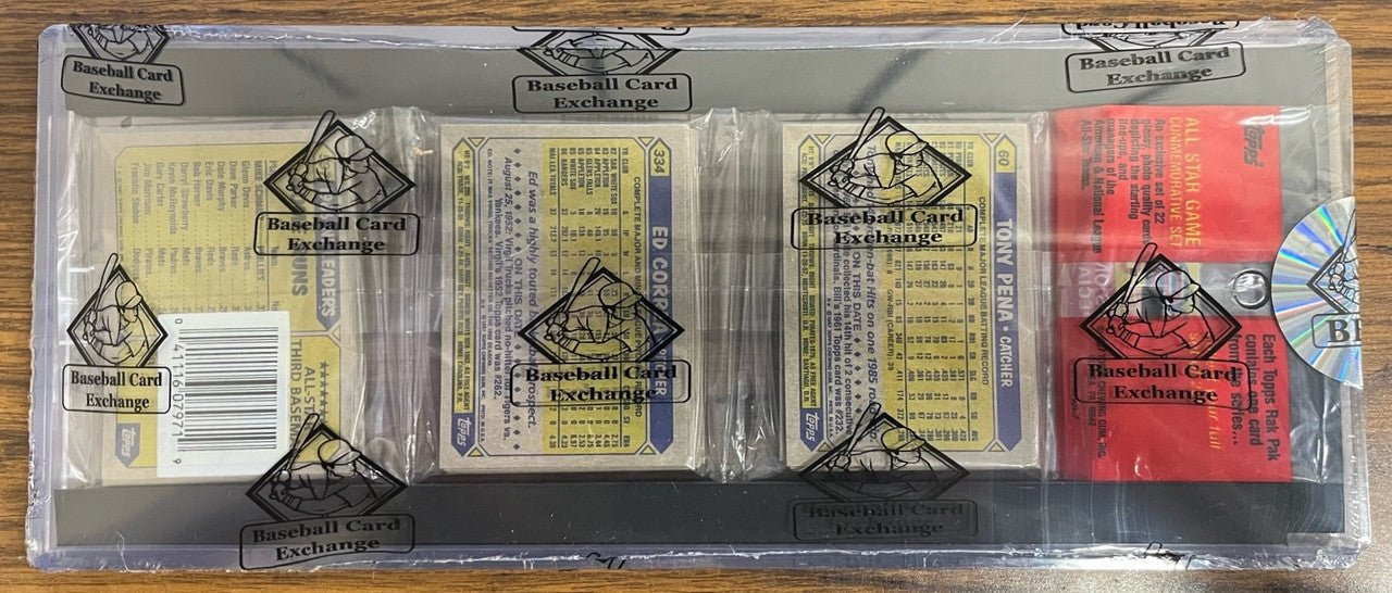 1987 Topps Baseball Rack Pack Bo Jackson RC On Top BBCE Wrapped Sealed