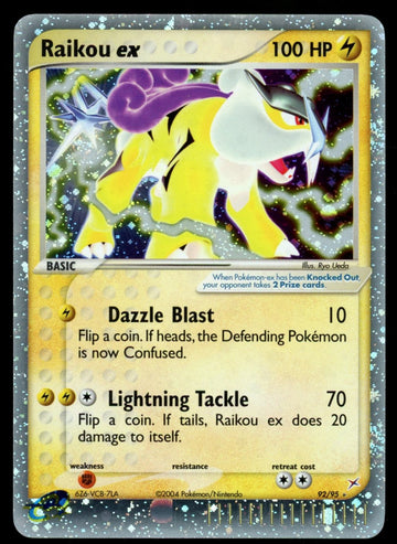 Pokemon Raikou ex Team Aqua Vs. Team Magma Holo #92/95