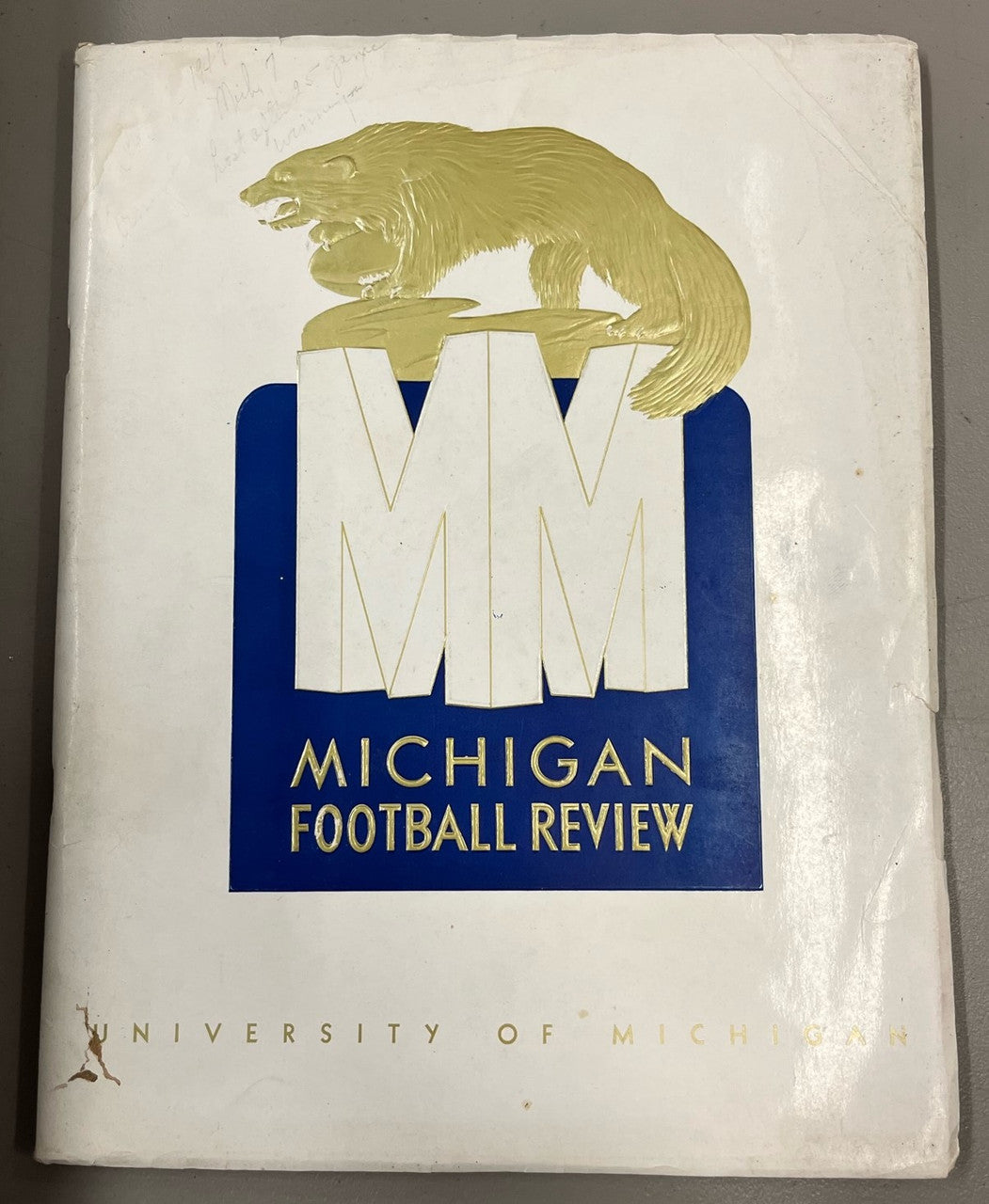 1949 University of Michigan Football Review Magazine