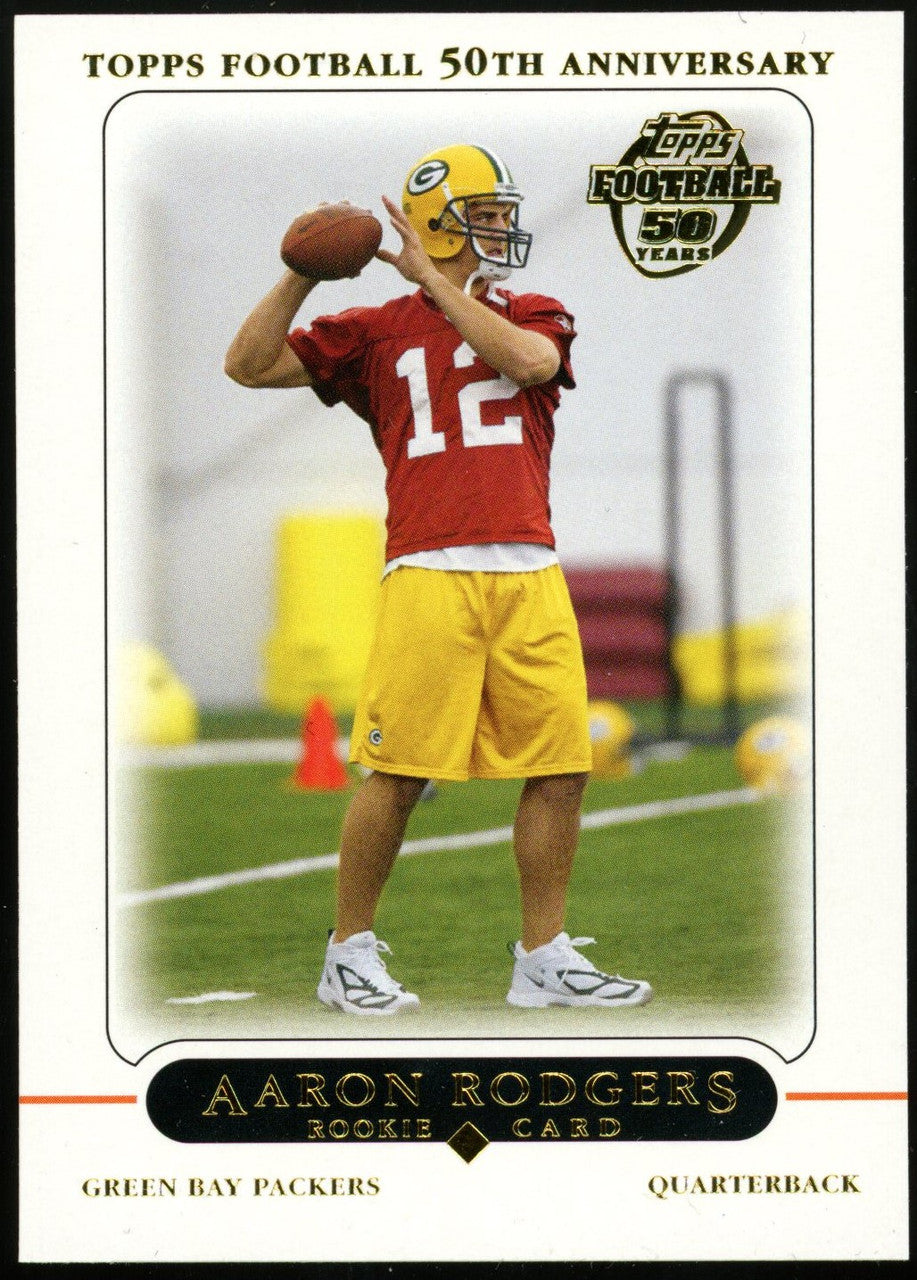 2005 Topps Football 50 Years Complete Factory Set (Open) Rodgers RC