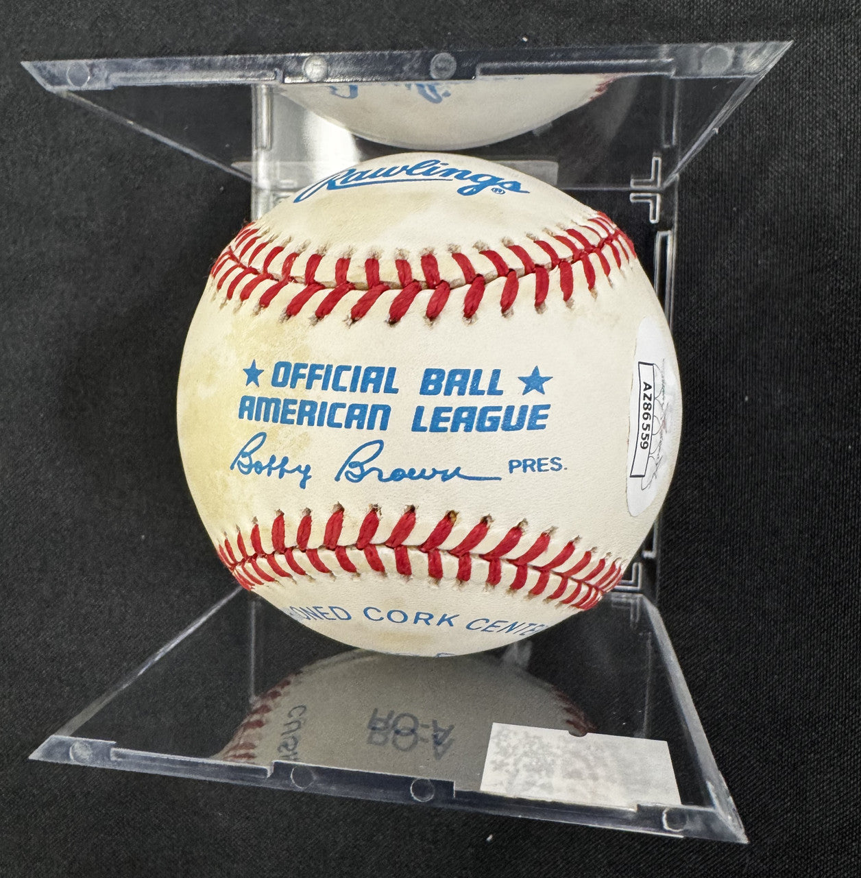 Nolan Ryan Signed Autographed Rawlings OAL Baseball JSA