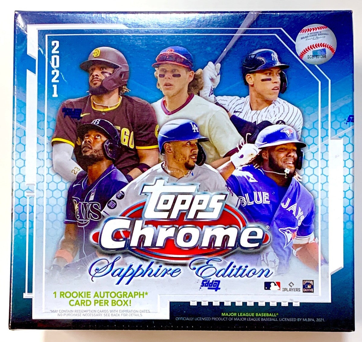 2021 Topps Chrome Baseball Sapphire Edition Mega Box