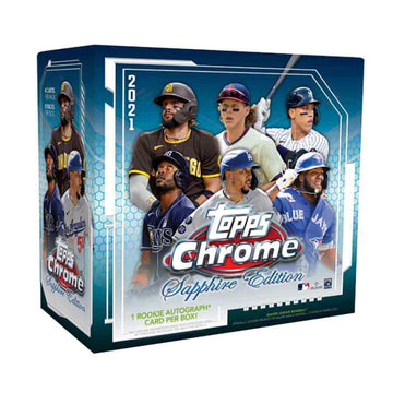 2021 Topps Chrome Baseball Sapphire Edition Mega Box