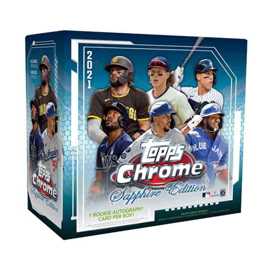 2021 Topps Chrome Baseball Sapphire Edition Mega Box