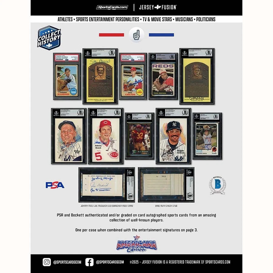2025 Jersey Fusion Americana Edition Hobby Box