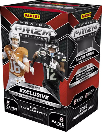 2025 Panini Prizm Draft Picks Collegiate Football Hobby Blaster Box