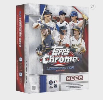 2026 Topps Chrome Baseball Logofractor Edition Box