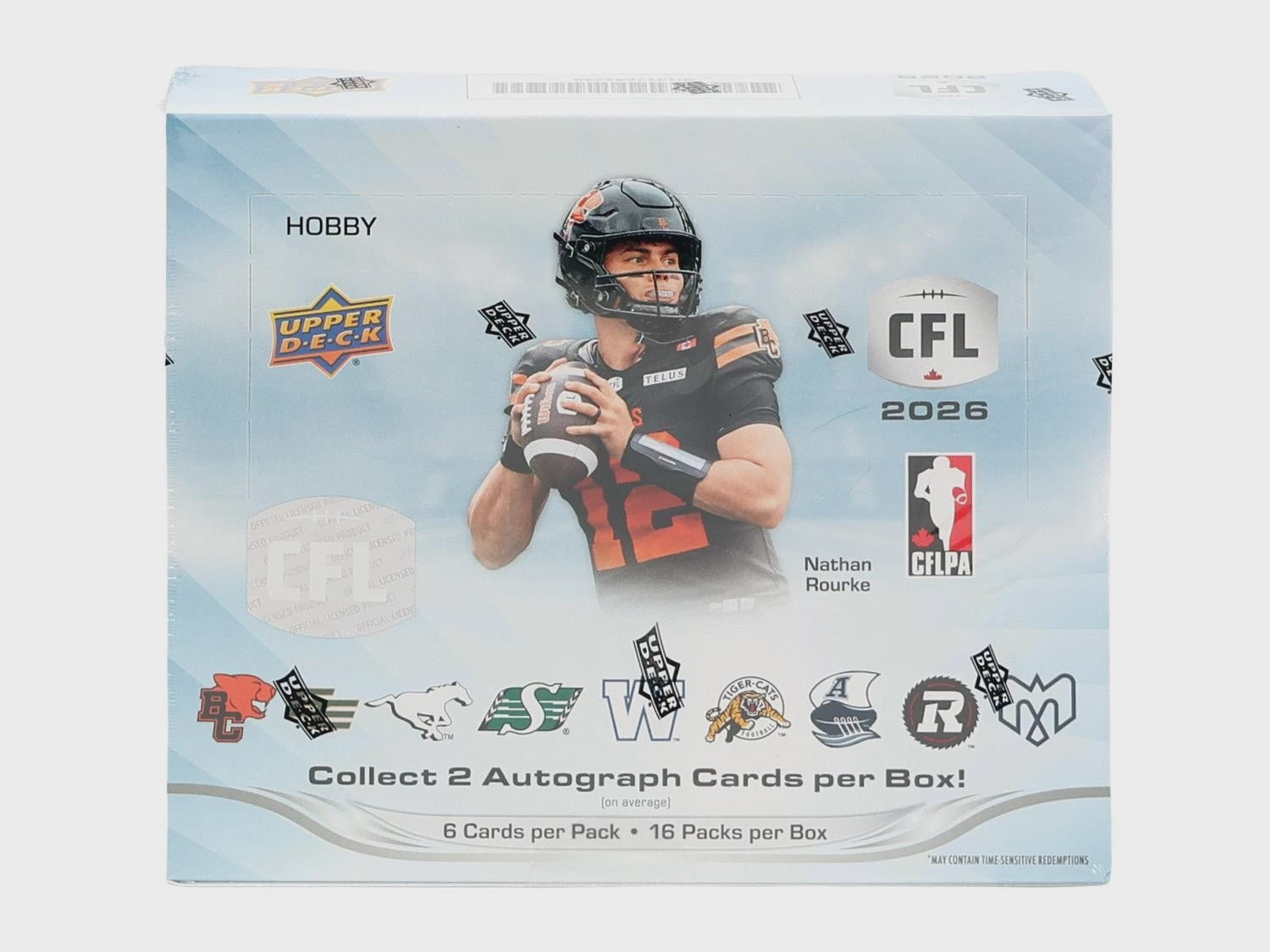 2026 Upper Deck CFL Canadian Football League Hobby Box