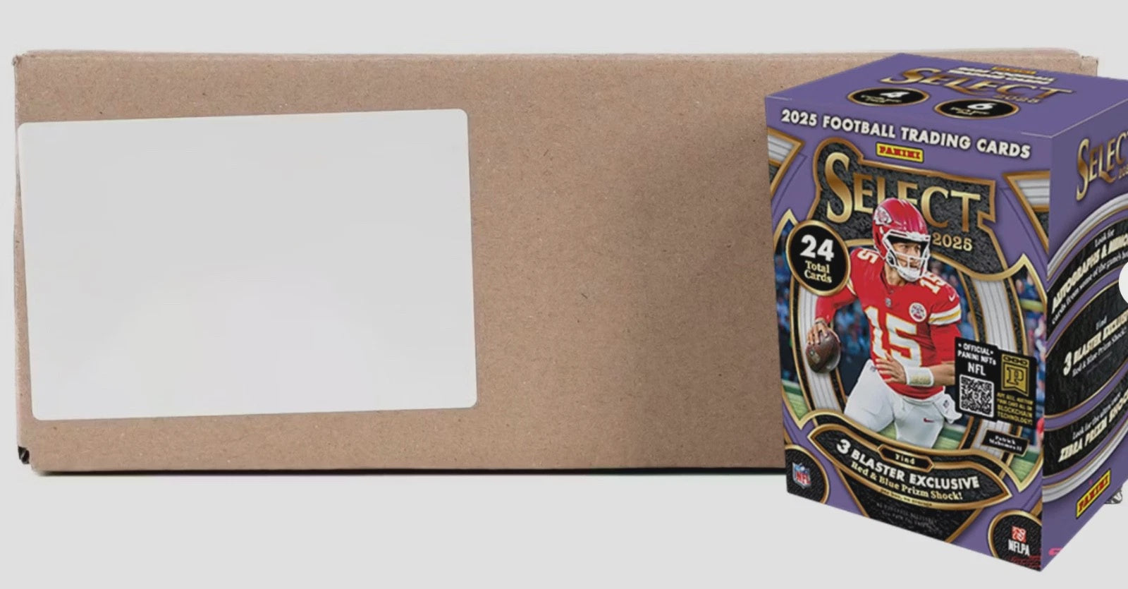 2025 Panini Select Football Blaster Box (Red & Blue Prizms) Case (20)