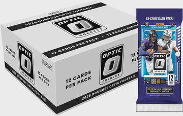 2025 Panini Donruss Optic Football Value Pack Box Case (12)