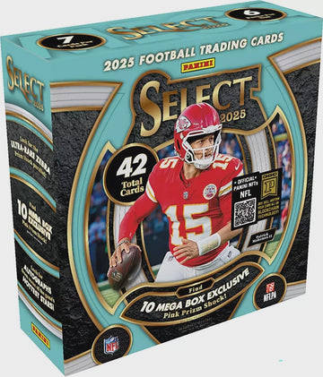 2025 Panini Select Football Mega Box (Pink Prizm)