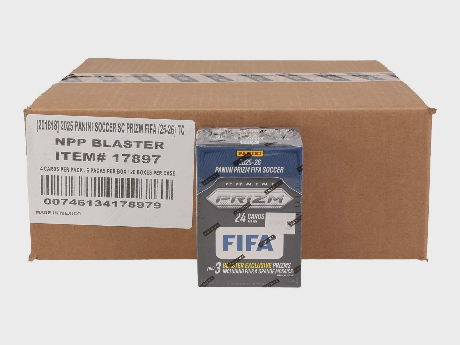 2025-26 Panini Prizm FIFA Soccer Blaster Box Case (20