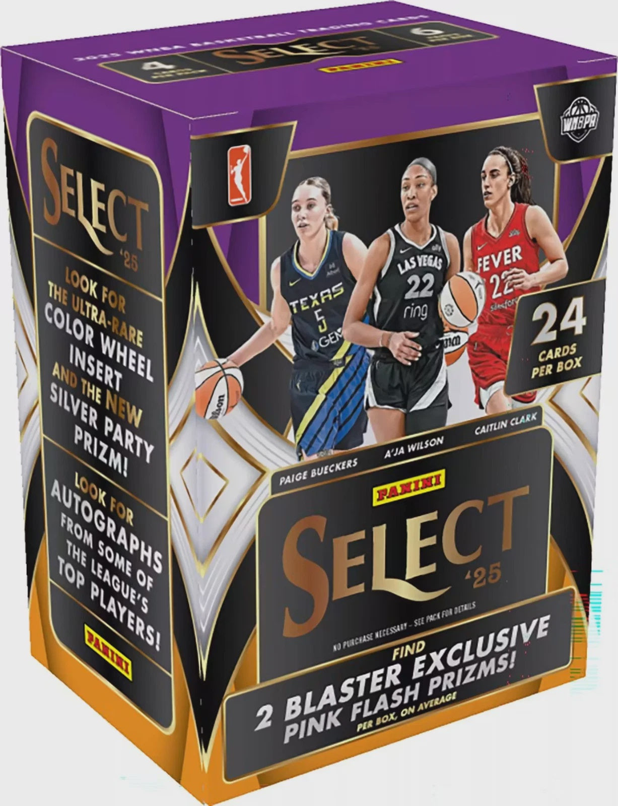 2025 Panini Select WNBA Basketball Blaster Box (Pink Flash)