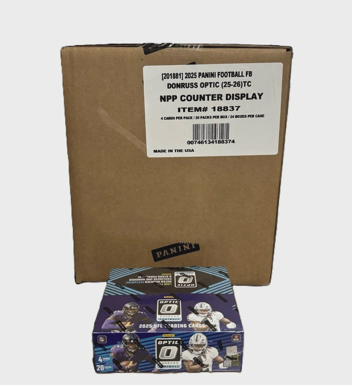 2025 Panini Donruss Optic Football Retail Box Case (24)