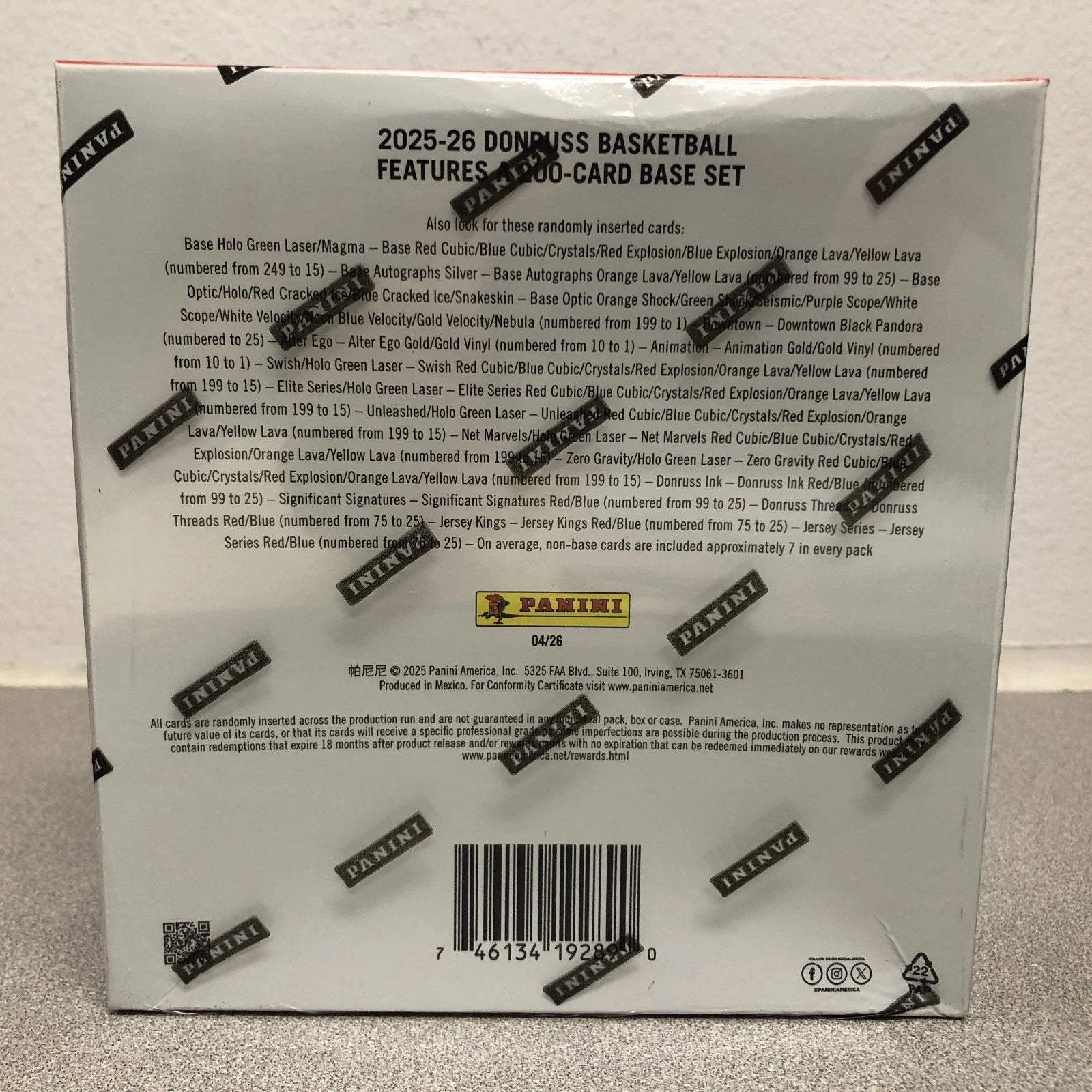 2025-26 Panini Donruss Basketball Mega Box