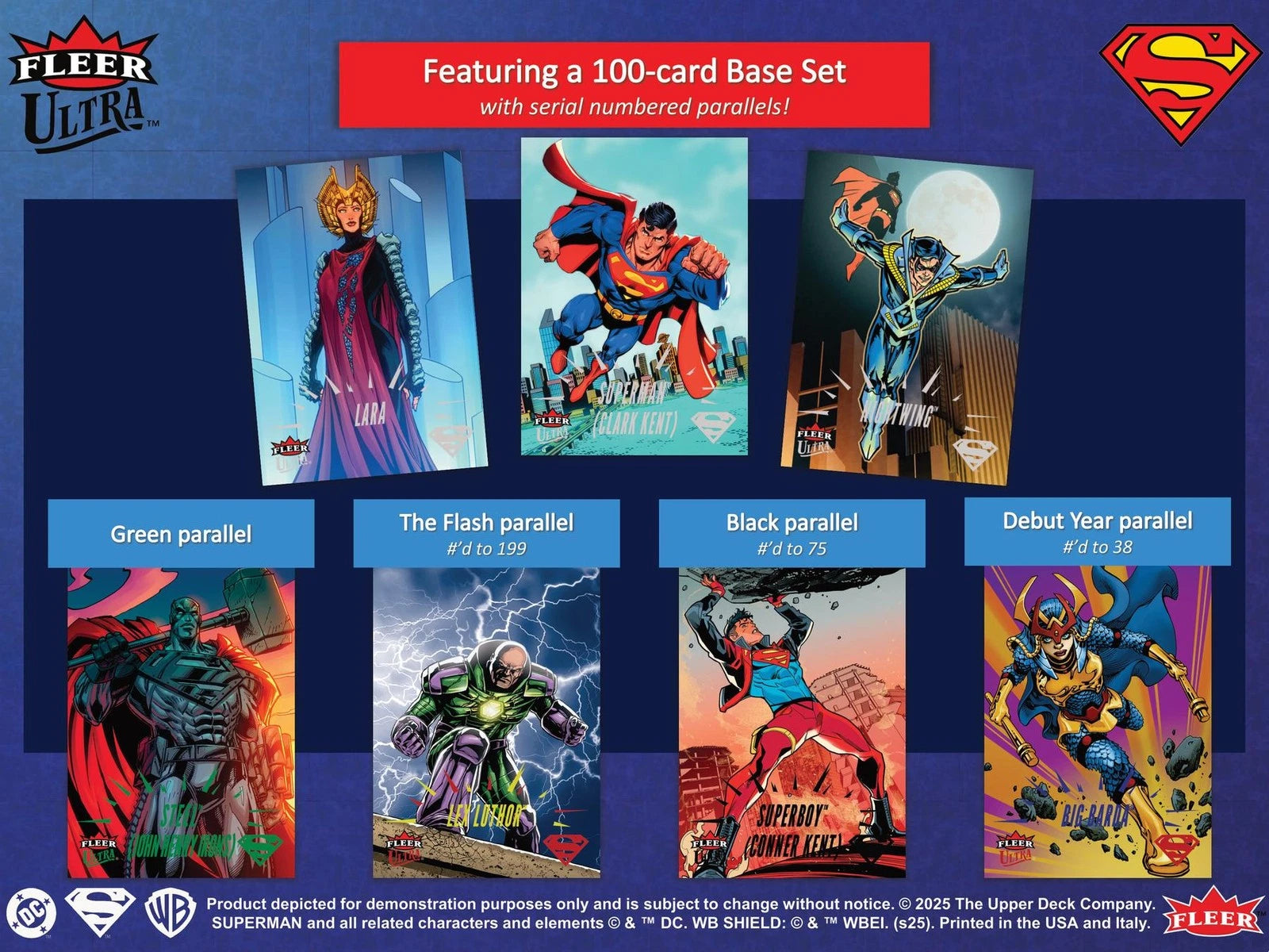 2025 Upper Deck Fleer Ultra Superman Hobby Case (12)