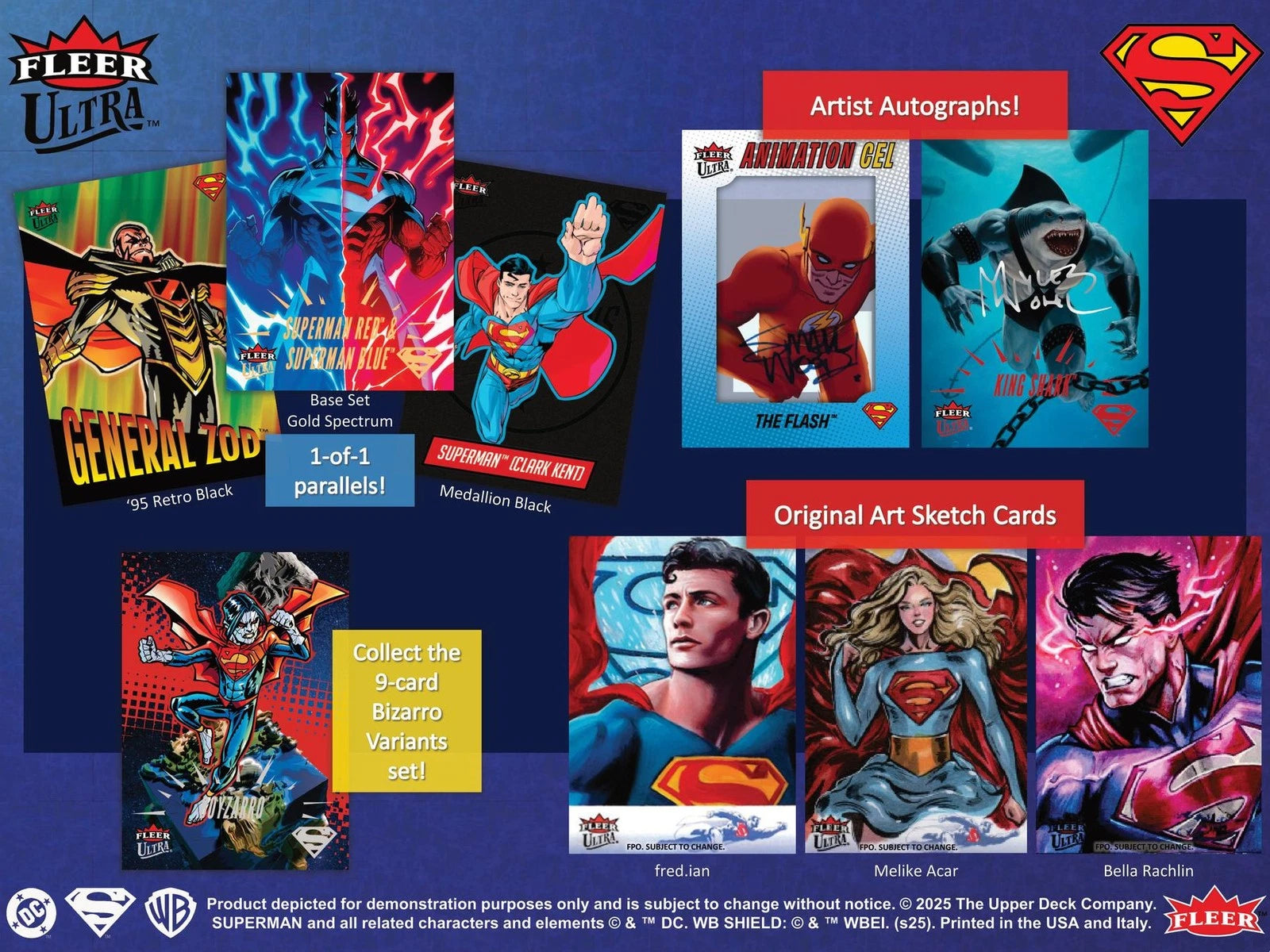 2025 Upper Deck Fleer Ultra Superman Hobby Case (12)