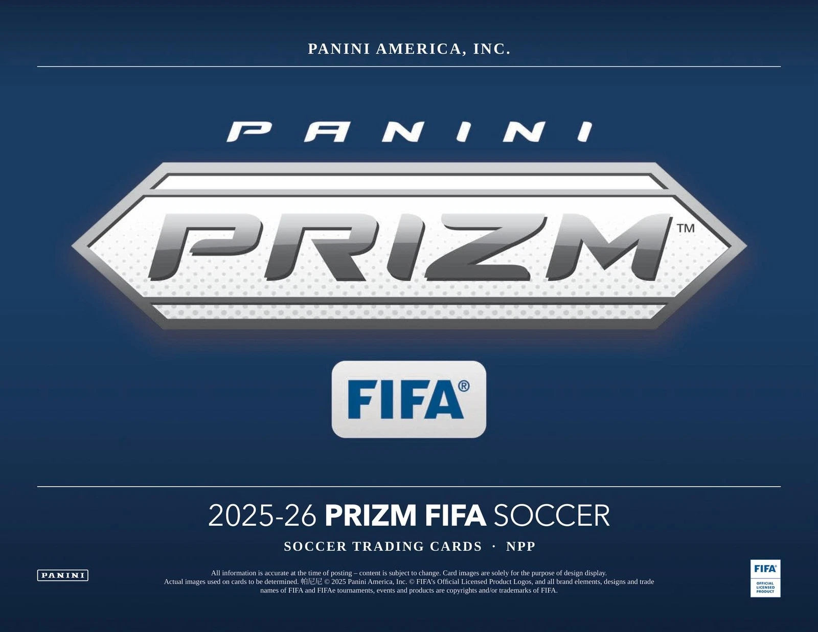 2025-26 Panini Prizm FIFA Soccer Blaster Box Case (20)
