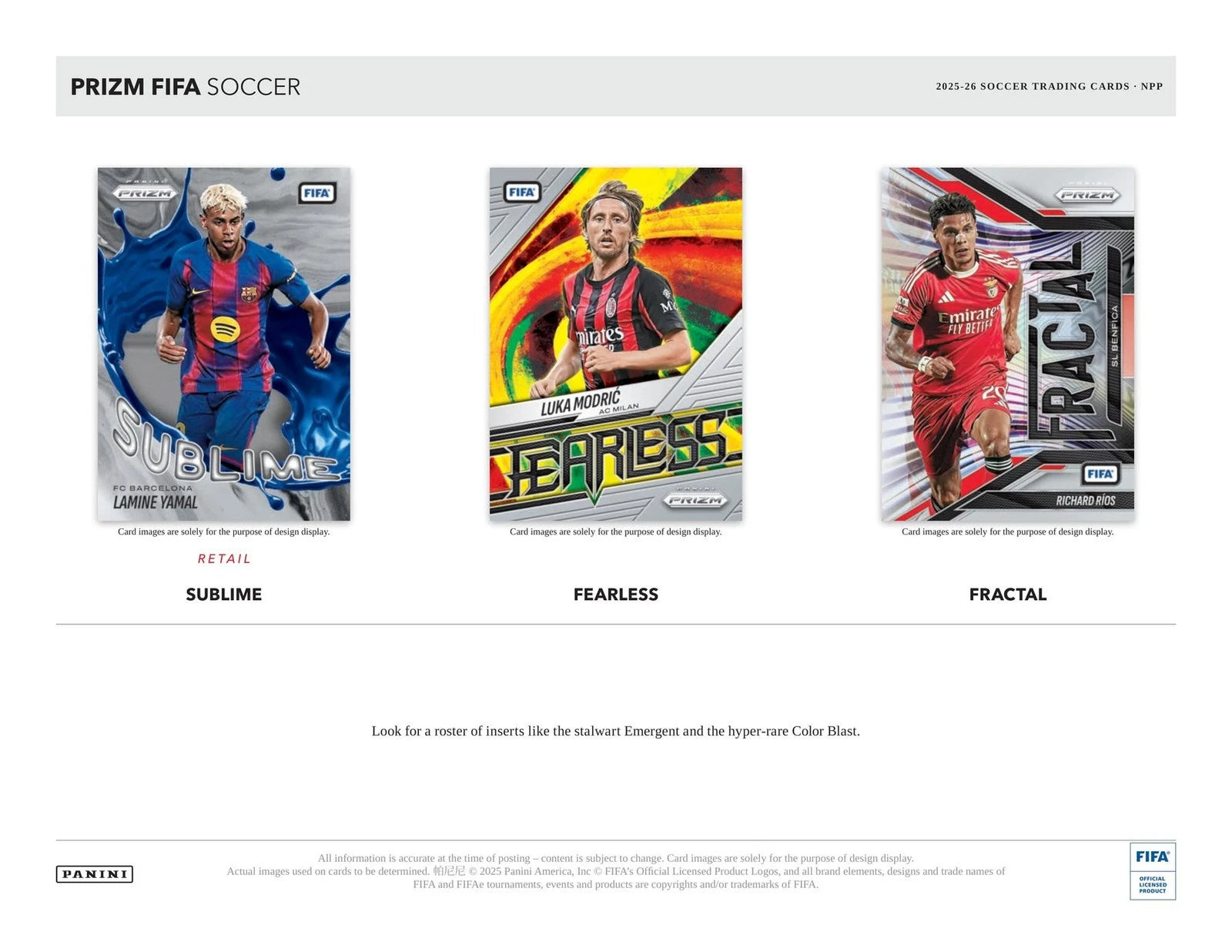2025-26 Panini Prizm FIFA Soccer Blaster Box Case (20)