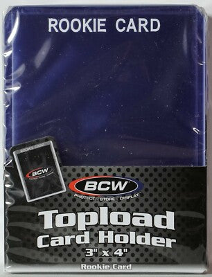 BCW Topload Card Holder Rookie Card 25 Count
