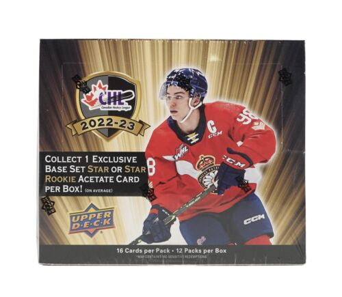 2022/23 Upper Deck CHL Hockey Hobby Box