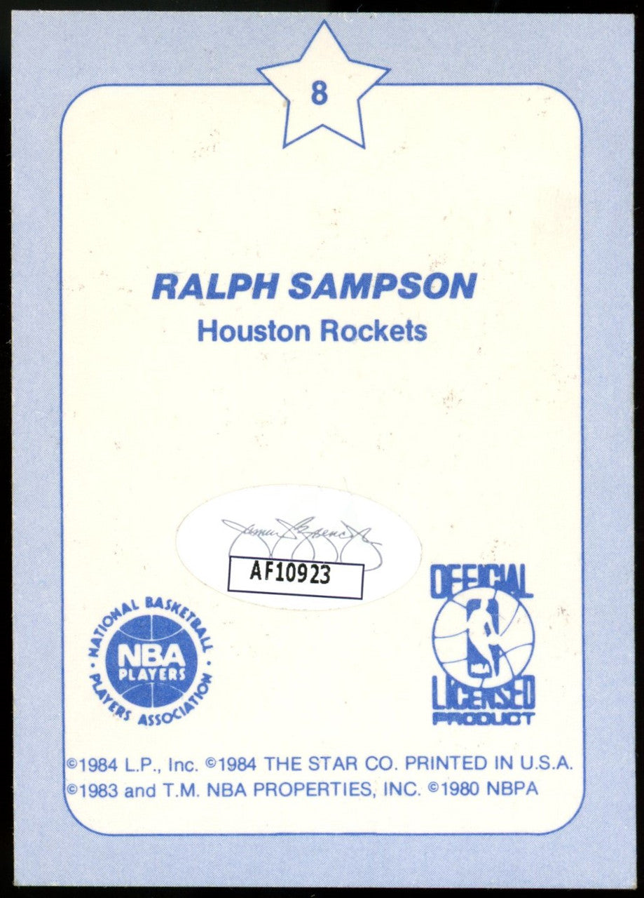 1984 Star Co. Ralph Sampson AS #8 Auto JSA