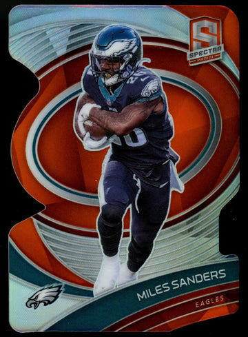 2021 Spectra Miles Sanders Orange Die Cut /10 #79