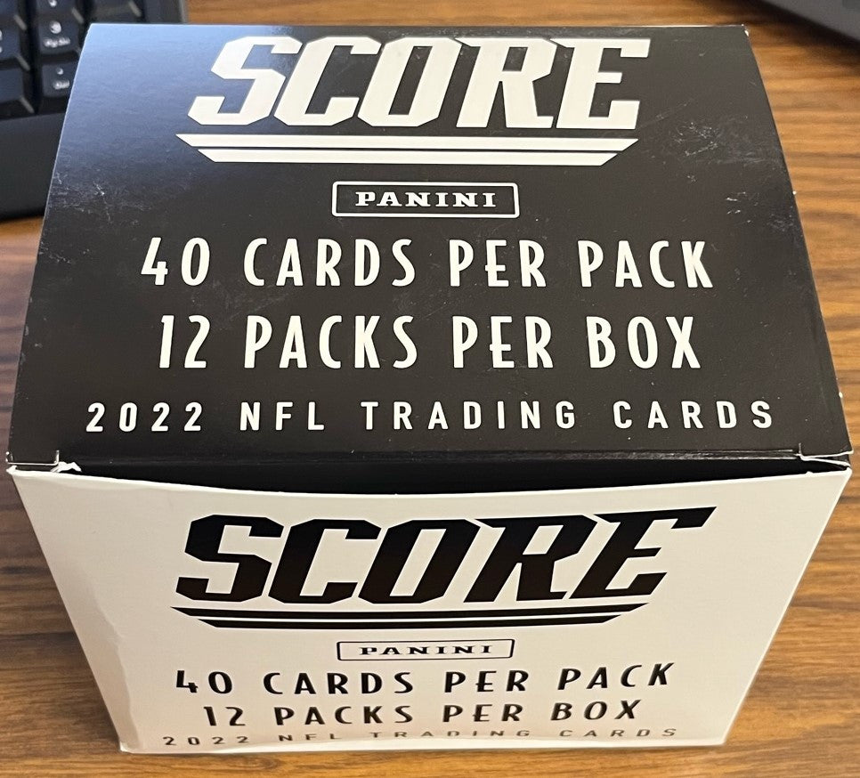 2022 Panini Score Football Jumbo Value Pack Box