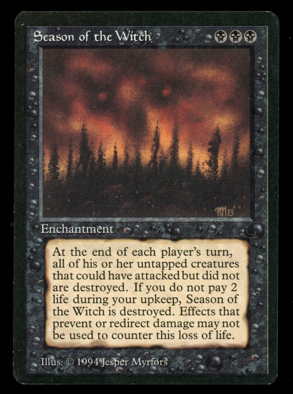 Magic The Gathering MTG Season of the Witch The Dark