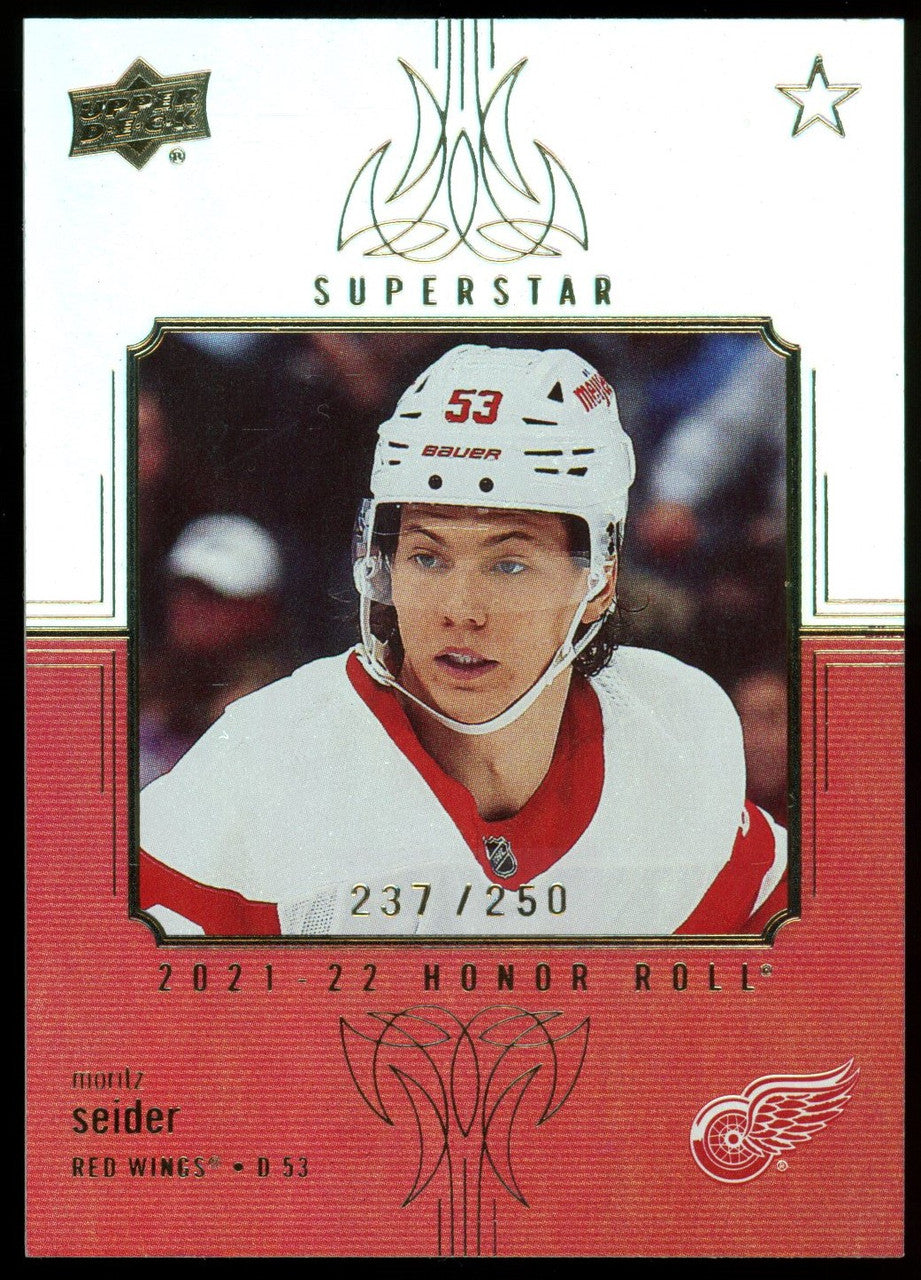2021-22 Upper Deck Series 2 Moritz Seider Honor Roll /250 #HR-51
