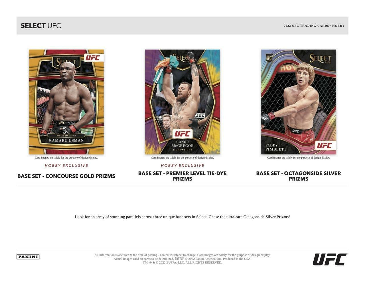 2022 Panini UFC Select Hobby Box