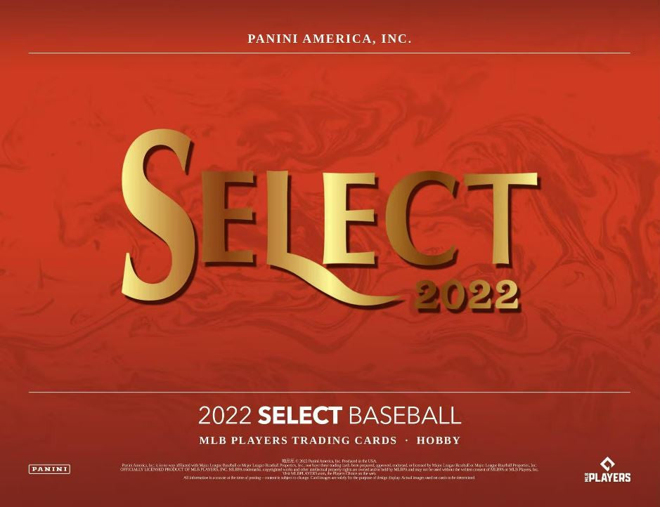 2022 Panini Select Baseball Hobby Box