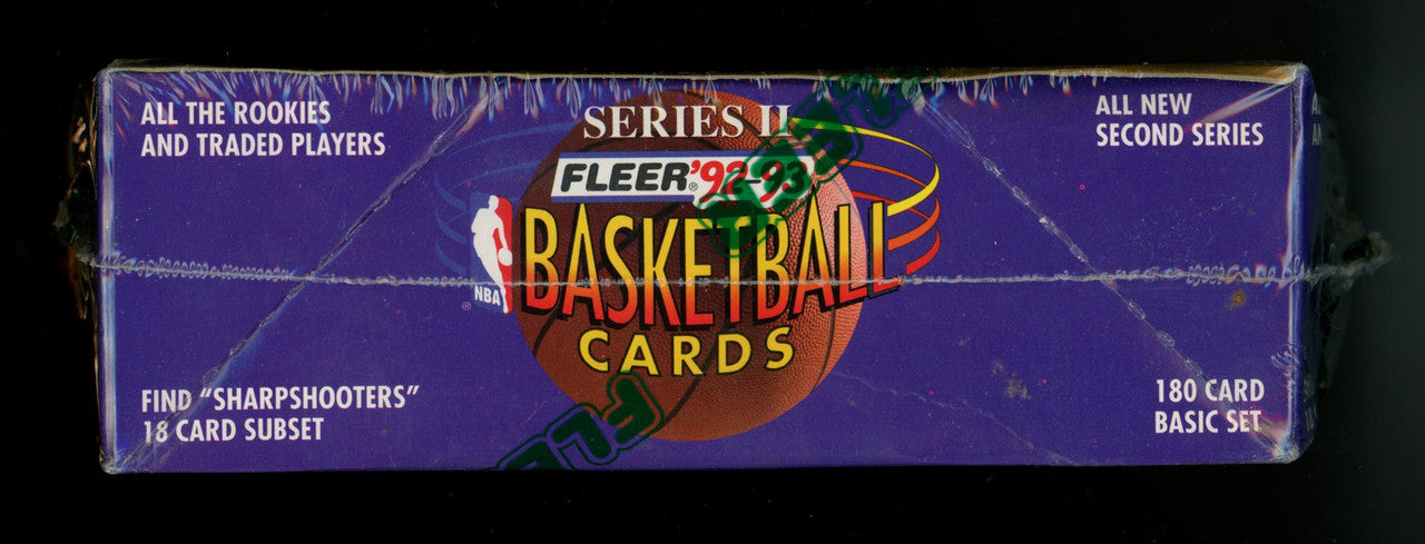 1992/93 Fleer Series 2 Basketball Hobby Box Factory Sealed