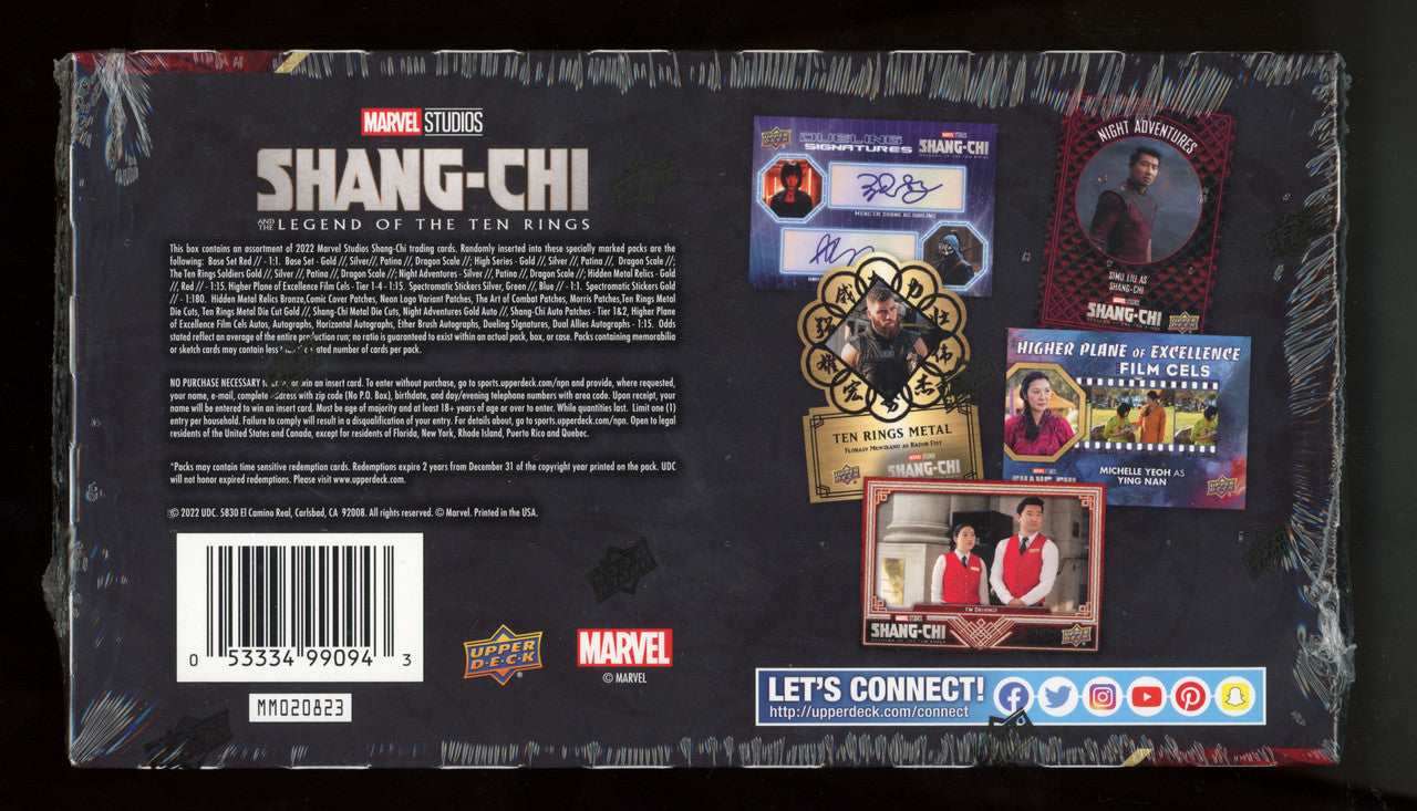 2023 Upper Deck Marvel Shang-Chi Hobby Box