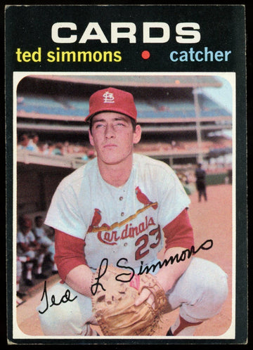 1971 Topps Ted Simmons RC #117 VG/EX