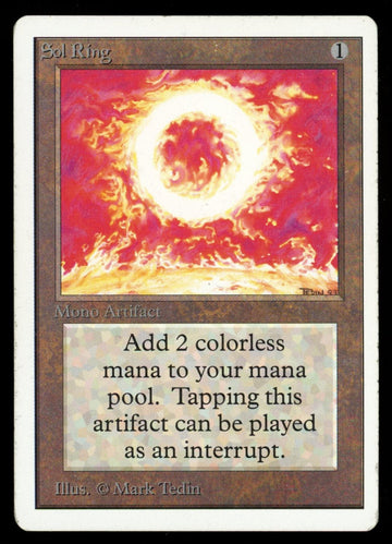 Magic The Gathering MTG Sol Ring Unlimited MP