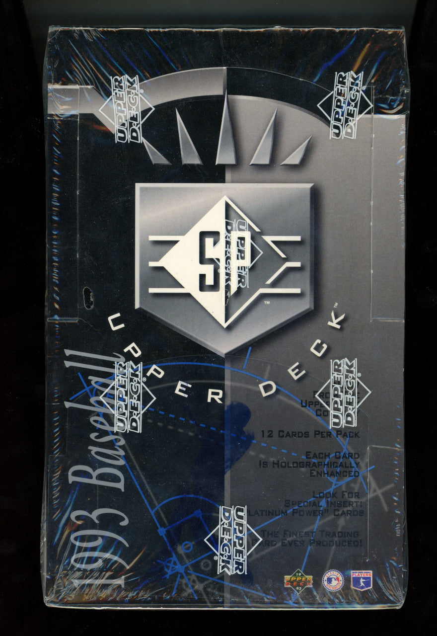 1993 Upper Deck SP Foil Baseball Factory Sealed Hobby Box - Derek Jeter ROOKIE?