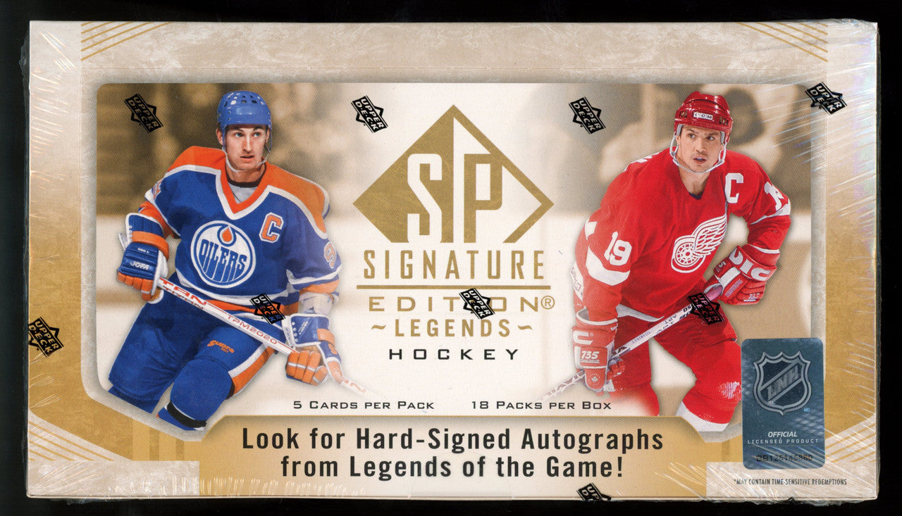 2020/21 Upper Deck SP Signature Edition Legends Hockey Hobby Box