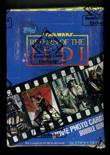 1983 Topps Star Wars Return of the Jedi Series 1 Box BBCE Wrapped