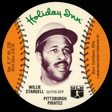 1977 Holiday Inn Willie Stargell MSA Disc