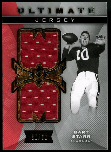 2013 Ultimate Collection Bart Starr Ultimate Player Worn Jersey /50 #UJ-ST