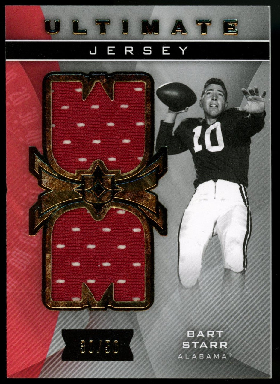 2013 Ultimate Collection Bart Starr Ultimate Player Worn Jersey /50 #UJ-ST