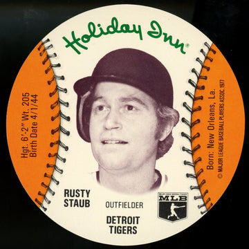 1977 Holiday Inn Rusty Staub MSA Disc