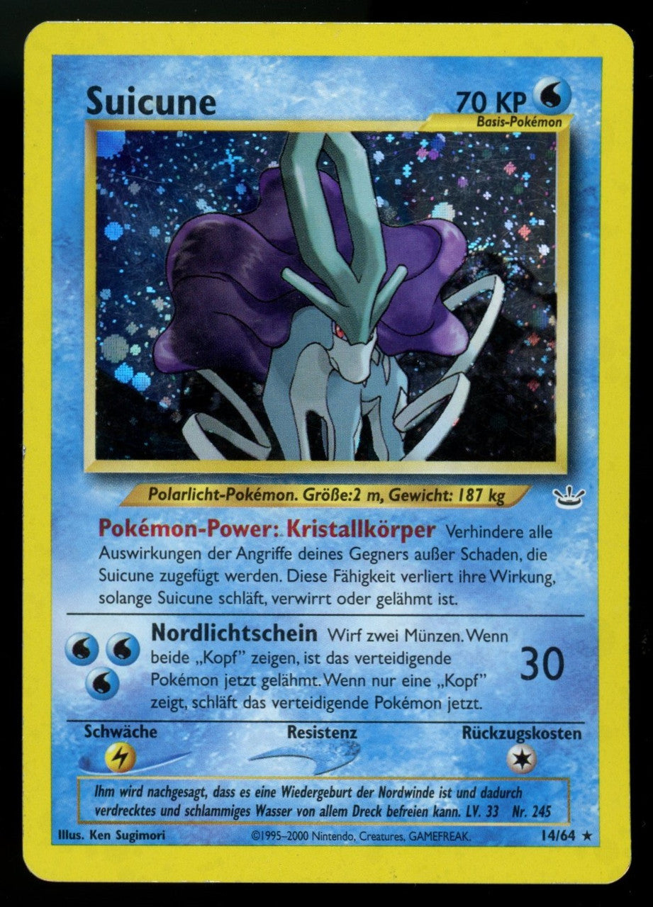 Pokemon Suicune Neo Revelation Unlimited (German) #14/64 MP