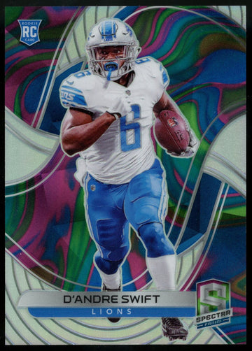 2020 Spectra D'Andre Swift Neon Marble Prizm RC 1/4 #144
