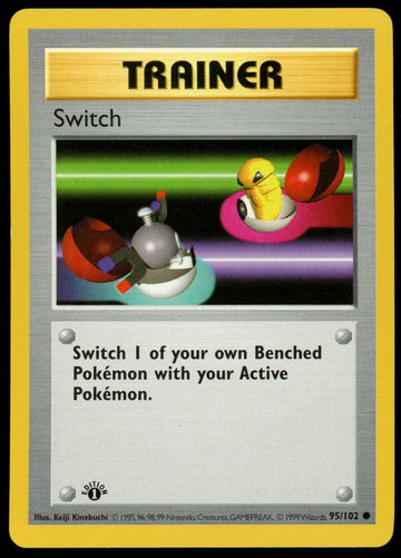Pokemon Switch 1st Edition Base Set Shadowless #95/102